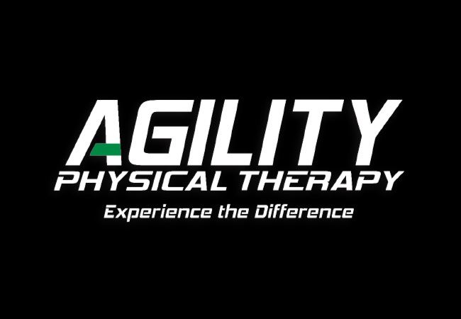 Company logo of "agility physical therapy" specializing in rotator cuff injury, with the tagline "experience the difference".